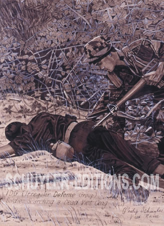 Searching Dead Viet Cong